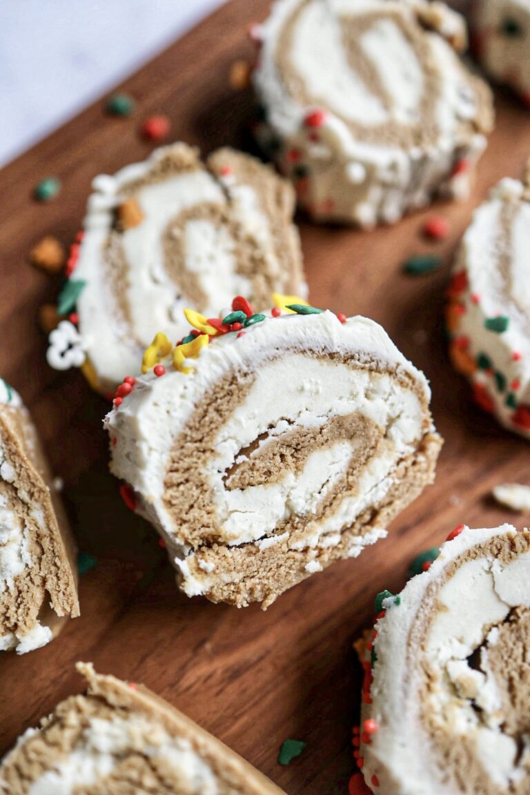No-Bake Sugar Cookie Roll