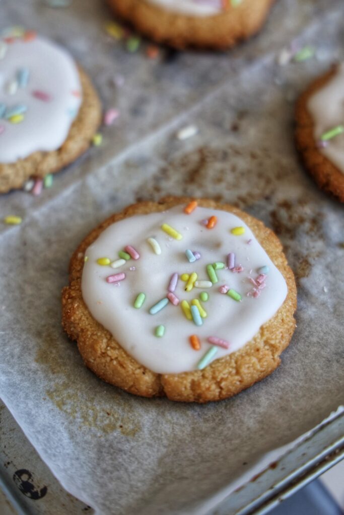 Vegan funfetti sugar cookies