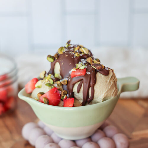 Vegan pistachio ice cream (ninja creami option) - danishealthyeats.com