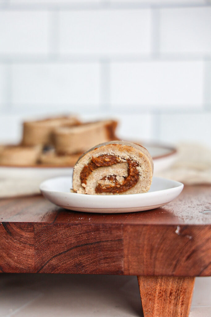 Healthy no bake cinnamon rolls.