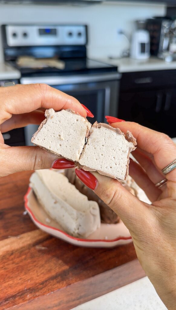Homemade built puff protein bars