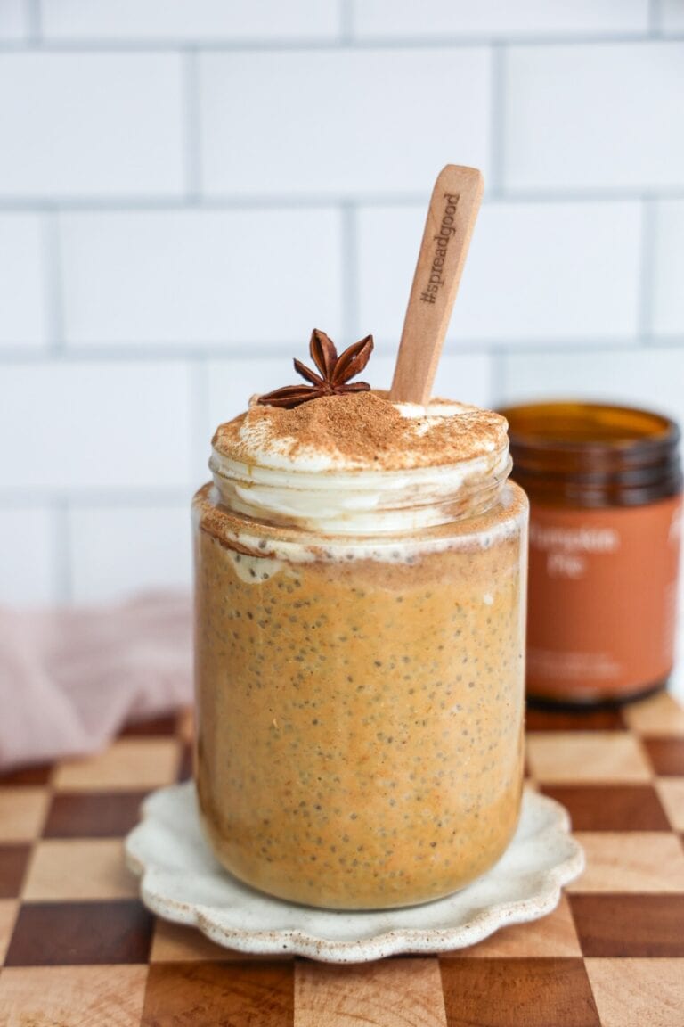 pumpkin Gingerbread chia pudding
