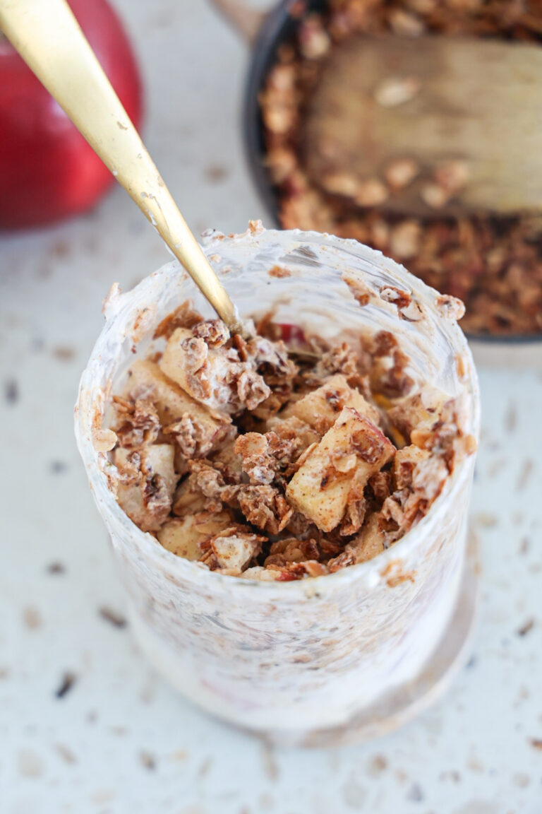 Apple crisp dessert salad