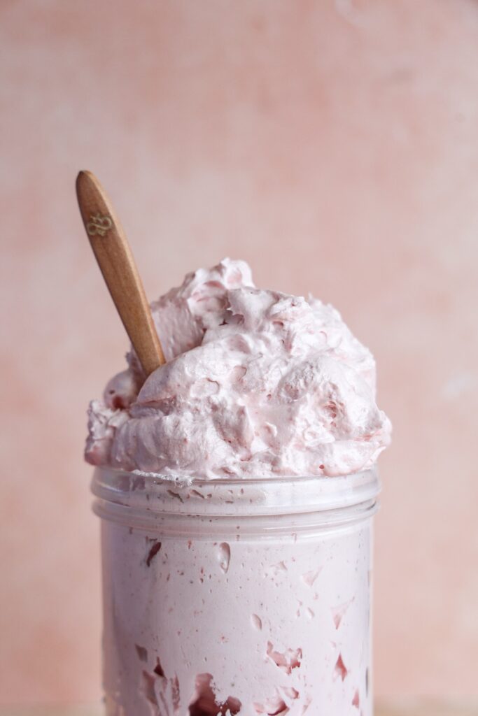 healthy strawberry marshmallow fluff without corn syrup.