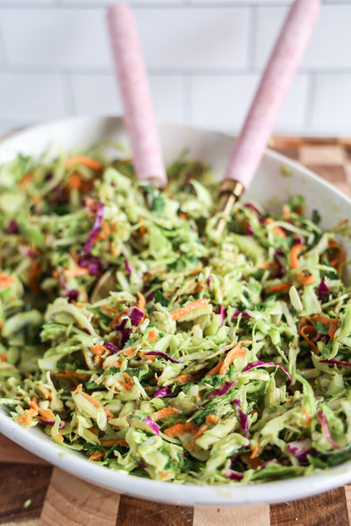 Crunchy colorful detox salad.
