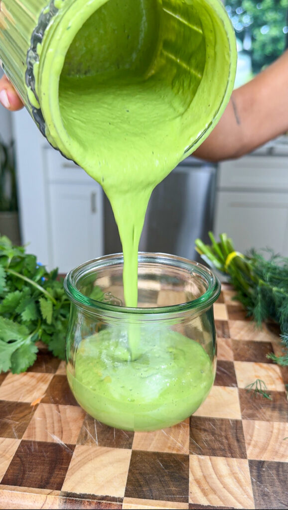 sweetgreen green goddess ranch dressing