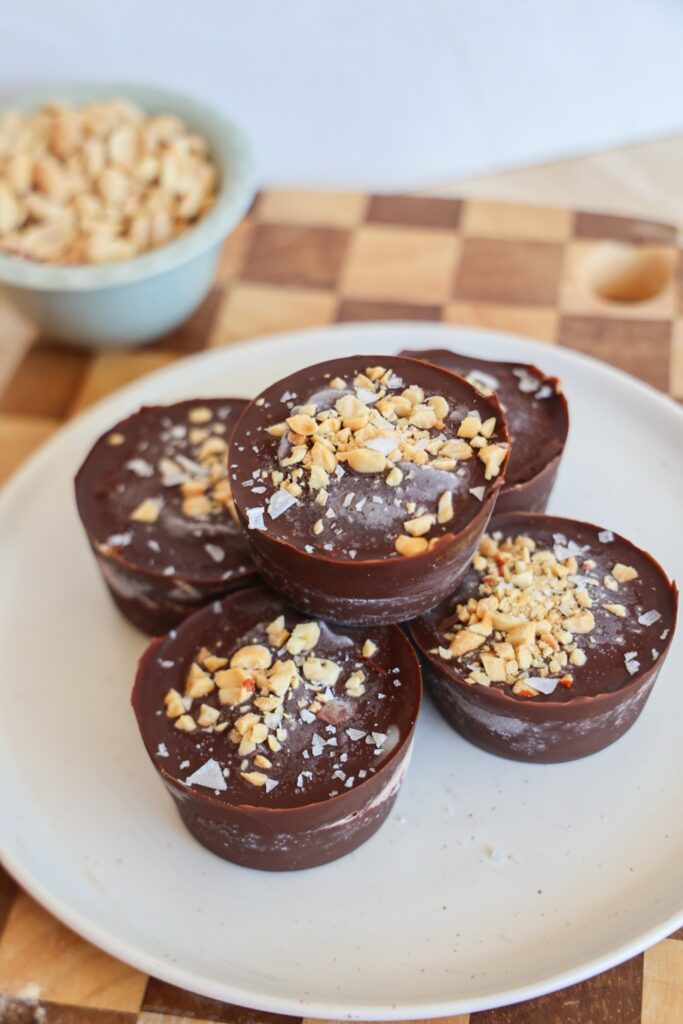 frozen reeses peanut butter cups with yogurt