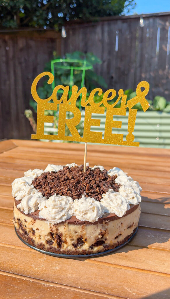 no-bake healthy paleo vegan cookies n' cream cheesecake