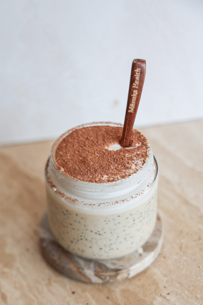 coffee tiramisu chia pudding