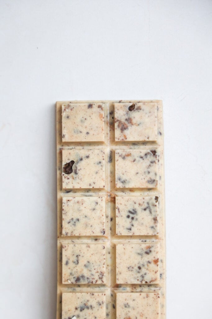 vegan, paleo white chocolate bars. Keto, healthy.